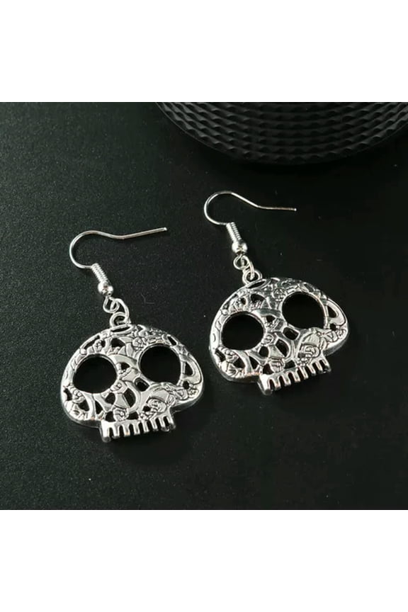 Halloween Scary Ghost Skull Hand Spider Witch Pumpkin Earring Festival Jewelery -1