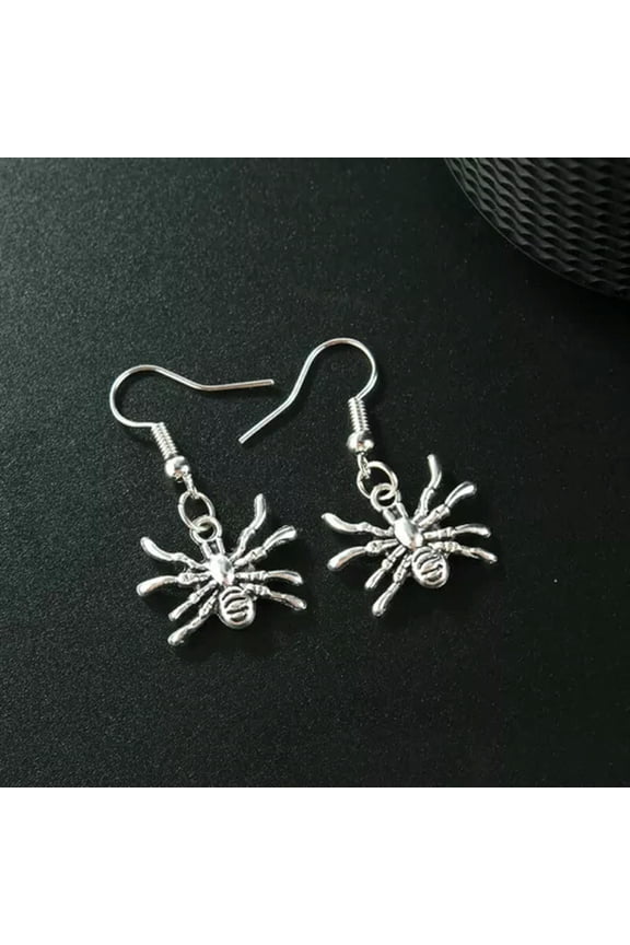 Halloween Scary Ghost Skull Hand Spider Witch Pumpkin Earring Festival Jewelery-3