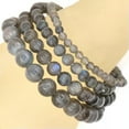 thumbnail image 1 of HOOUN Handmade Natural Healing 4mm 6mm 8mm 10mm Gemstone Round Beads Stretch Bracelet -8mm-30 Labradorite, 1 of 3
