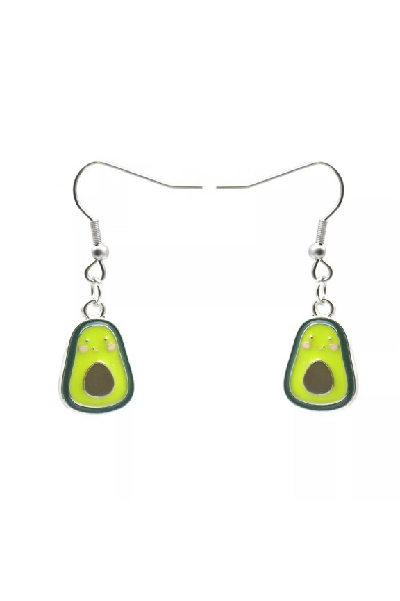 Hot Charm One Pairs Lovely Avocado Shape Dangle Hook Earrings Women's Jewelry