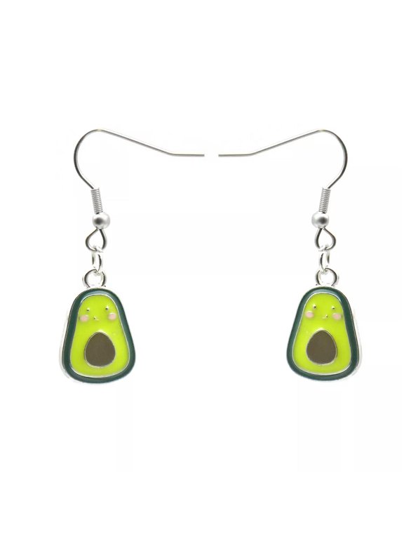 Hot Charm One Pairs Lovely Avocado Shape Dangle Hook Earrings Women's Jewelry