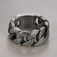 thumbnail image 1 of HOOUN Large Huge Stainless Steel 31mm Thick Chain Cuban Bracelet For Father Gifts 311g-black, 1 of 8