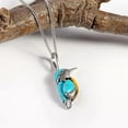 thumbnail image 1 of HOOUN Lots Silver Plated Zircon Butterfly Dragonfly Birds Necklace Women Jewelry Gifts-01#Hummingbird, 1 of 2