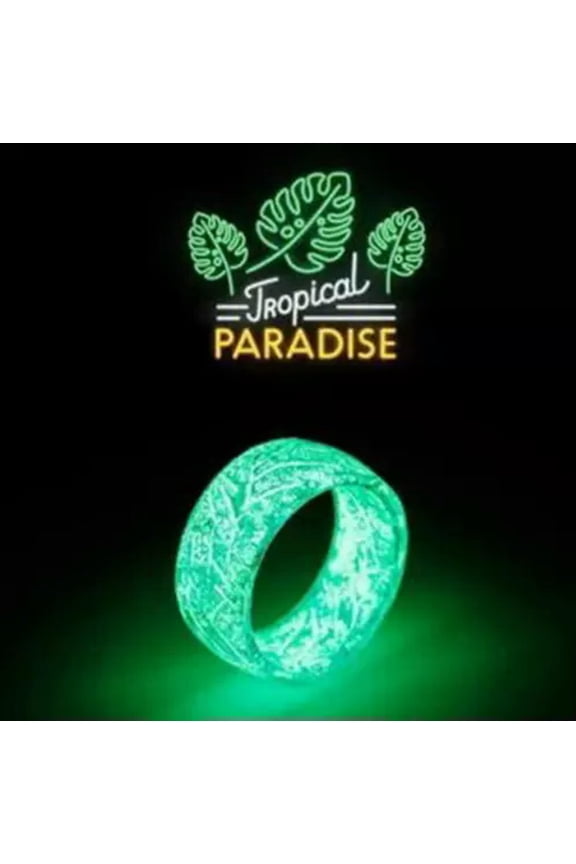 Luminous Glow Ring - Glowing In The Dark Jewelry Rings For Women Men Gift-Green-10