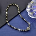 thumbnail image 1 of HOOUN Luxury 925 Silver,Gold Round Cut Cubic Zircon Women Necklace Pendant Jewelry-#1, 1 of 7