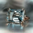 thumbnail image 1 of HOOUN Luxury Silver Plated Rings Women Cubic Zircon Wedding Jewelry Gift Sz 6-10-7-Style_6, 1 of 3