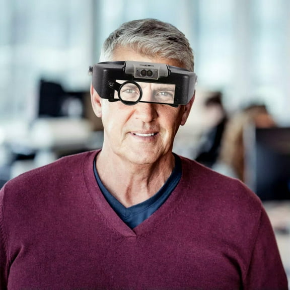 HOOUN Magnifier Headset Magnifying Glasses Jewelry Craft Headband