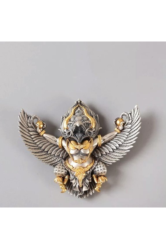 Men' Stainless Steel Tibetan eagle spreading wings Necklace Pendant Jewelry