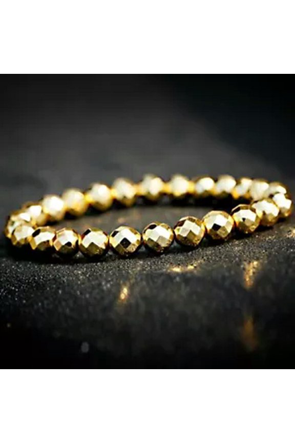 Men's Hematite Arrow Beads Gemstone Stretch Women Bracelets Stacking Jewelry-#2