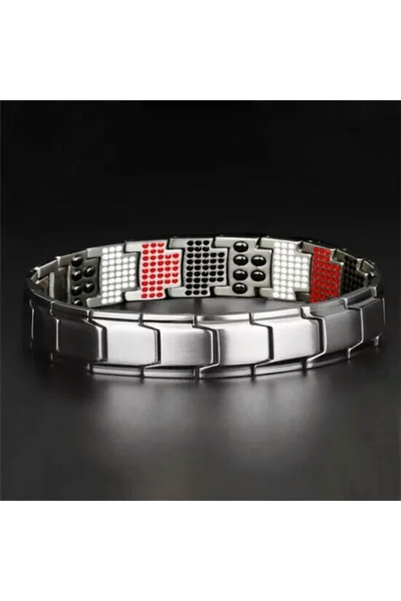 Men's Stainless Steel Chain Fashion Link Bracelet Wristband Bangle Jewelry-#9