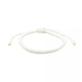 thumbnail image 1 of HOOUN Minimalist Handmade Snake Knot Craft Braided Rope Bracelet For Men Women-White, 1 of 4