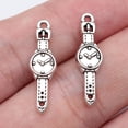 thumbnail image 1 of HOOUN Multicolor 360 Pcs Tibet Silver Watch Charms Pendants 24X7MM Diy Crafts B15451-Tibet Silver-360 PCS, 1 of 6