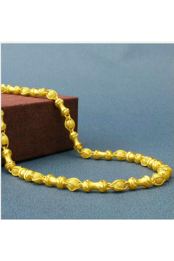 NEW 3D chain 22K 23K 24K Thai Baht Gold Filled Yellow GP Necklace