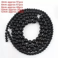 thumbnail image 1 of HOOUN Natural Black Onyx Round Faceted Irregular Rondelle Beads for Jewelry Making DIY-type2-6mm, 1 of 8