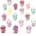 thumbnail image 1 of HOOUN Natural Fluorite Animals Statue Stone Carving Quartz Crystal Healing Reiki Decor-1PC Random Colour-Astronaut, 1 of 2