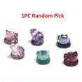 thumbnail image 1 of HOOUN Natural Fluorite Animals Statue Stone Carving Quartz Crystal Healing Reiki Decor-1PC Random Colour-Frog, 1 of 2