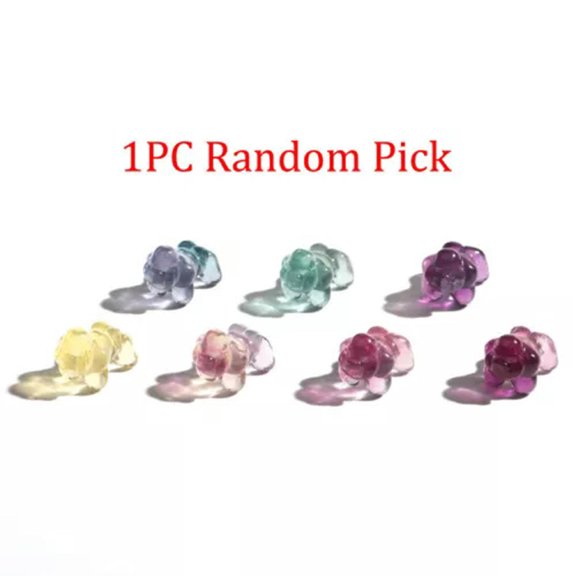 HOOUN Natural Fluorite Animals Statue Stone Carving Quartz Crystal Healing Reiki Decor-1PC Random Colour-Gorilla