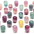 thumbnail image 1 of HOOUN Natural Fluorite Animals Statue Stone Carving Quartz Crystal Healing Reiki Decor-1PC Random Colour-Jellyfish, 1 of 2