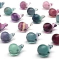 thumbnail image 1 of HOOUN Natural Fluorite Animals Statue Stone Carving Quartz Crystal Healing Reiki Decor-1PC Random Colour-Whale, 1 of 2