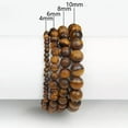 thumbnail image 1 of HOOUN Natural Healing Energy Crystal Stone Bead Elastic Bracelet Men Women 4 6 8 10mm-6mm-43 Matte Yellow Tiger Eye, 1 of 9