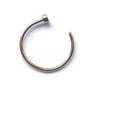 thumbnail image 1 of HOOUN Nose Ring Fake Hoop Clip on 8mm Surgical Steel Thin Lip Piercing-Rose Gold, 1 of 3