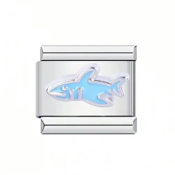 HOOUN Ocean Style Italian Charm Bracelet Link Charms For DIY Italian Modular Bracelet -0082