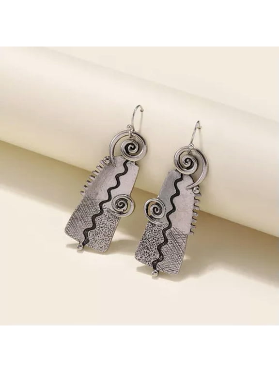 Party 925 Silver Plated Ear Hook Earrings Women Dangle Drop Boho Wedding Jewelry-#3
