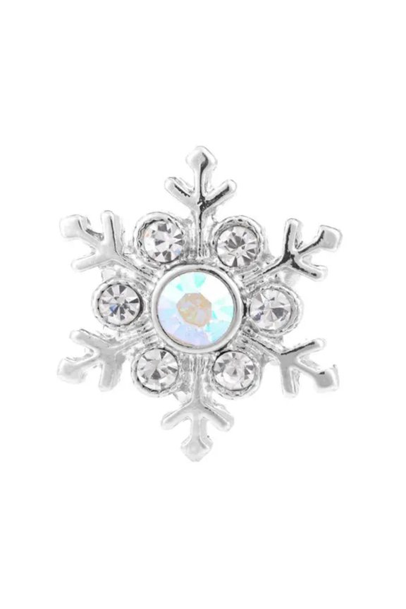 Pretty Cute Charm Crystal Chunk Snap Button Fit For 18mm Drill Snap Jewelry DIY-NS7