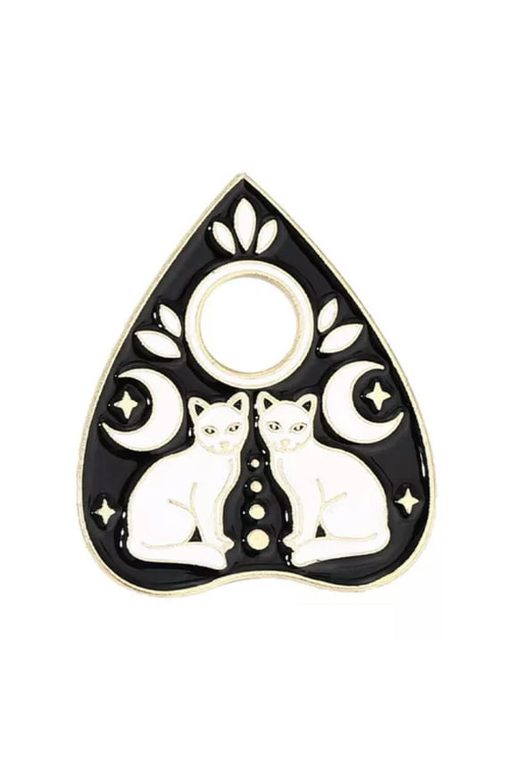 Punk Enamel Piercing Brooch Pin Collar Decor Badge Corsage Jewelry Lapel Pins +-28 halloween cat