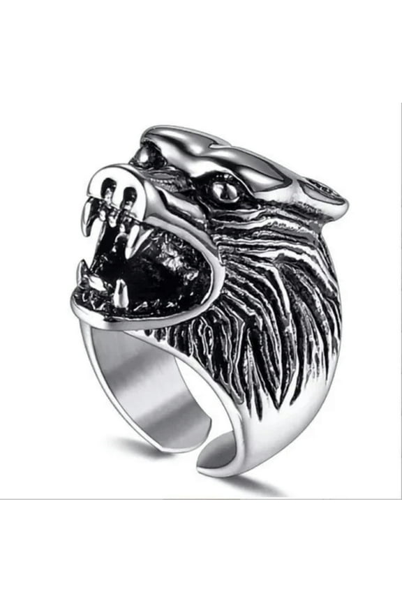 Punk Gothic Silver Ghost Claw Skull Knuckle Armour Scary Cosplay Jewelry Ring-3