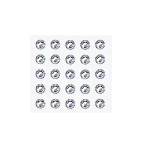 HOOUN Self Adhesive Face Hair Gems Rhinestones Crystal Sticker Body Jewels Sticker@-10mm/25pcs
