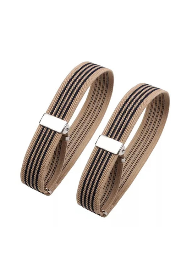 Shirt Sleeve Holder Sleeve Ring Clothing Accessories Elastic Armband Cuff Hoop-beige