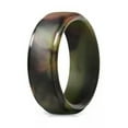 thumbnail image 1 of HOOUN Flexible Silicone Ring Men Women Rubber Wedding Band Soft Band Ring Size 7-12-green-10, 1 of 9