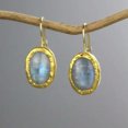 thumbnail image 1 of HOOUN Silver Blue Cubic Zirconia Dangle Drop Earrings Hook Women Wedding Jewelry-#3, 1 of 5