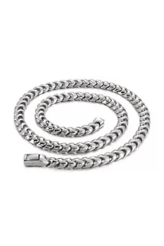 Silver Dragon Bone Chain Link Necklace For Mens High Quality Casting Jewelry 9mm-50cm