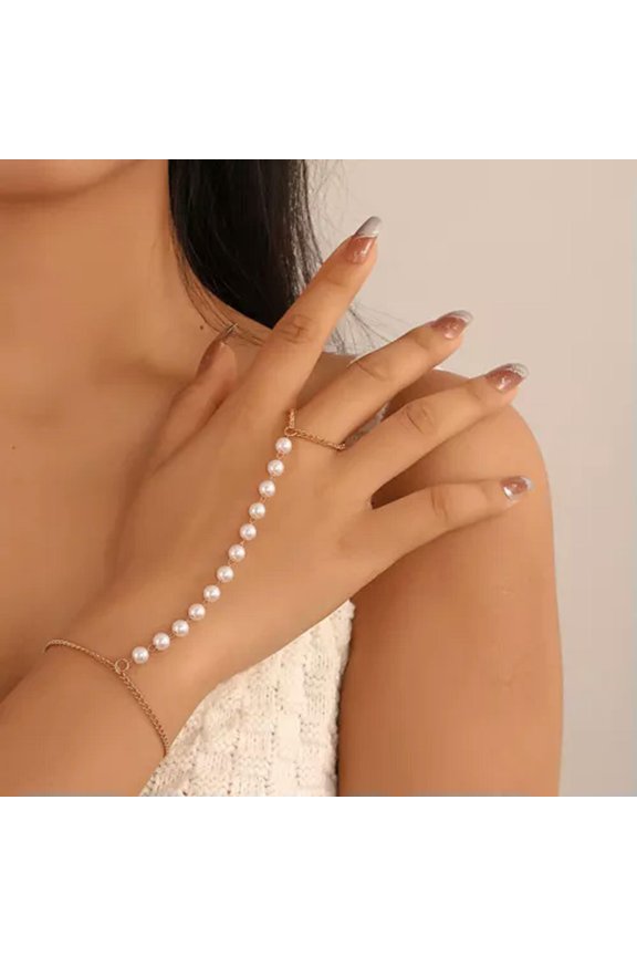 Silver Gold Women Cubic Zirconia Bracelet Cuff Bangle Chain Wedding Jewelry Gift-Style 8-Gold