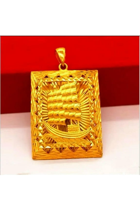 Smooth sailing 22K 23K 24K Thai Baht Gold Filled Yellow GP Necklace Jewelry