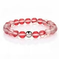 thumbnail image 1 of HOOUN Sparkling Mermaid Glass Bracelet Matte Shiny Stone Handmade Beaded Bracelet-Red, 1 of 9