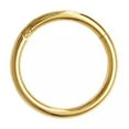 thumbnail image 1 of HOOUN Women Surgical Steel Nose Septum Hinge Segment Ear Helix Tragus Ring Hoop Ring-gold-1.0x6mm, 1 of 9