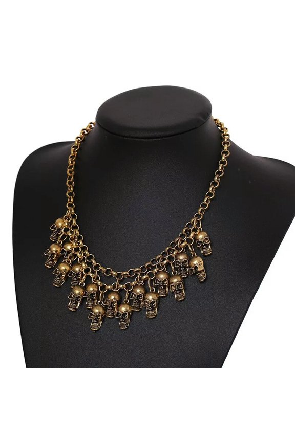 Talon Skeleton Halloween Claw Gothic Skull Head Prop Grisly Necklace Gift