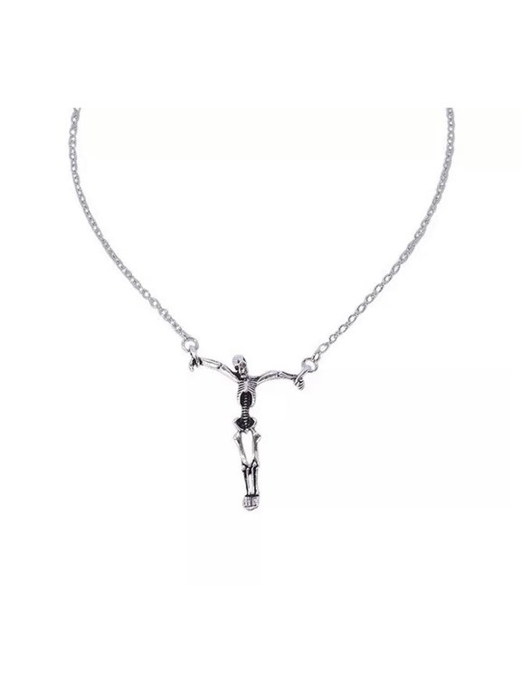 Talon Skeleton Halloween Claw Scary Gothic Skull Head Prop Grisly Necklace Gift