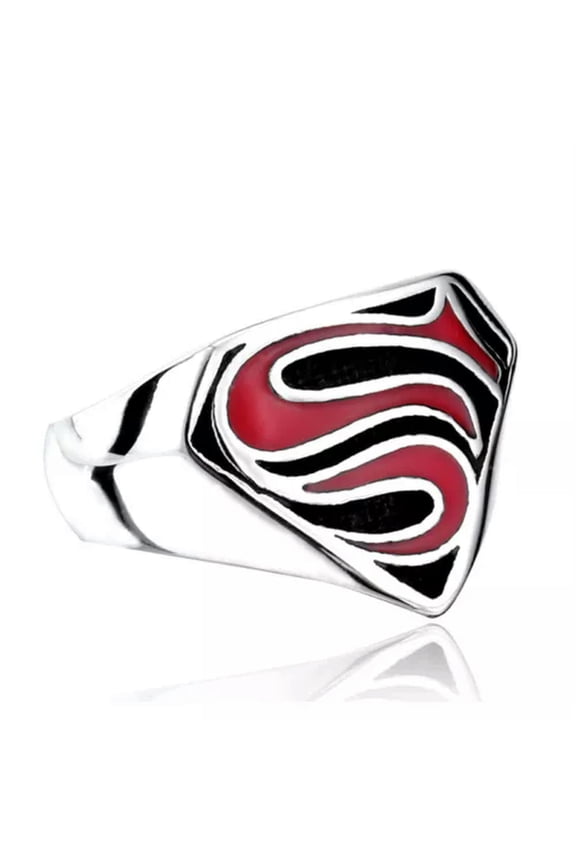 Vintage Abstract Dragon Diamond Shape Ring Stainless Steel Men's Biker Punk Ring-9