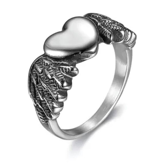 HOOUN Vintage Mens Silver Stainless Steel Gothic Viking Skull Biker Rings Jewelry 7-15-7-#27