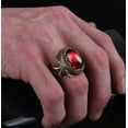 thumbnail image 1 of HOOUN Vintage Women Men Cubic Zirconia 925 Silver Rings Wedding Party Jewelry Gift-#11-9, 1 of 2