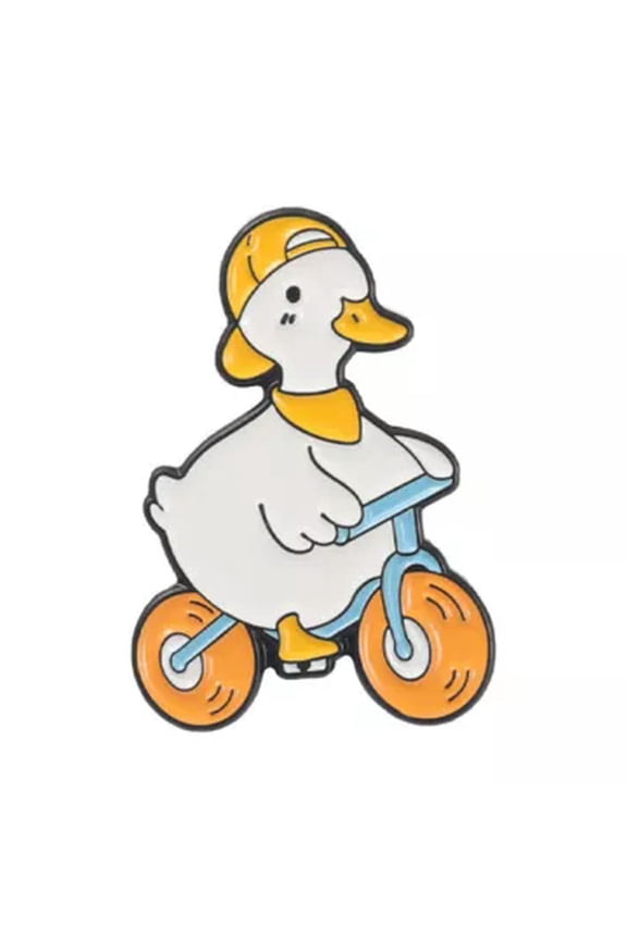 Wholesale Cartoon Enamel Animals Brooch Pin Collar Badge Corsage Jewelry Gifts-5-Duck
