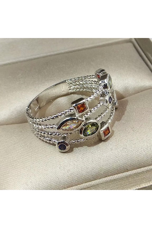 Wholesale Fashion Costume Jewellery Mixed Lots 20pcs Colorful Lady's Rings