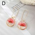 thumbnail image 1 of HOOUN Women Dried Flower Earrings Resin Drop Earring Hook Bohemian Jewelry Accessories-D, 1 of 8