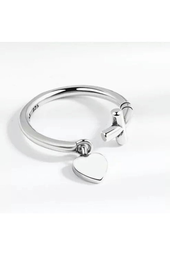 Women Ring 925 Silver Rings Wedding Engagement Jewelry Rings Gifts Adjustable-Adjustable-Style 6