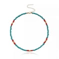 thumbnail image 1 of HOOUN Women Starfish Butterfly Jewelry Necklace Colorful Beaded Fashion Choker 1188-6, 1 of 9