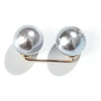 HOOUN Women's Stylish Brooches Delicate Waist Big Change Small Pearl Brooch Buckle-_-F